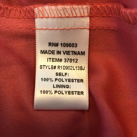 Rabbit Rabbit Rabbit Pink Sleeveless Midi Dress XL V Neck Stretch Cottage Lined - Picture 7 of 7